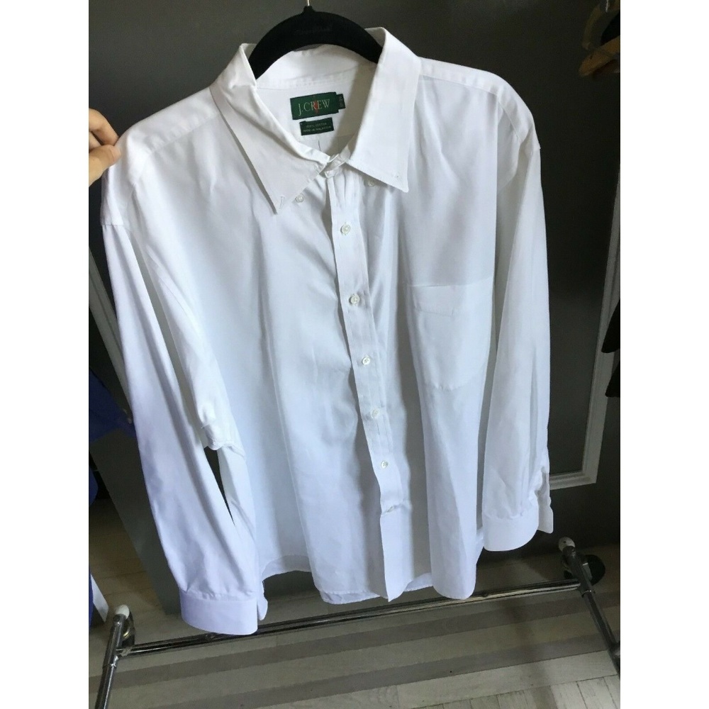 J Crew white button down 100% cotton